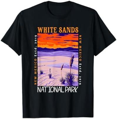 White Sands National Park New Mexico Distressed Vintage T-Shirt, Size M
