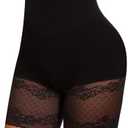 Miguofan Tummy Control Shapewear Shorts for Women Under Dress Seamless Mid Waist Body Shaper Shaping Underwear Girdle Panties, Size: M