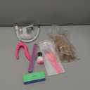 Practice Hand for Acrylic Nails, Silicone Nail Hand Practice with Flexible Fingers, Fake Training Mannequin Hand for Nail Art, Detachable Nail Tips & Clamp Stand, Hand Model Kit for Manicure Beginners