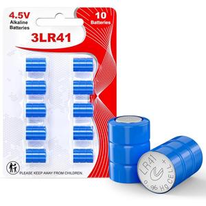 3AG4 / 3LR626 / 3x377 Replacement Batteries 4.5V for Laser Training Cartridges And 4.5V Alkaline Batteries 3LR41 (10 Batteries)