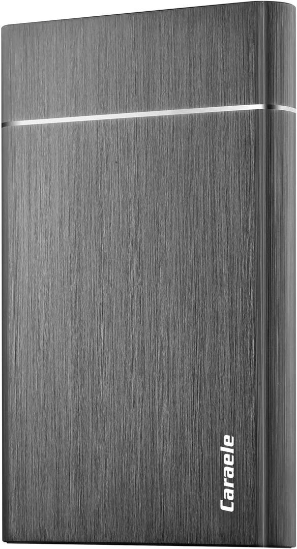 500GB Portable External Hard Drive USB3.0 Mobile HDD Storage for PC, Mac, Desktop, Laptop, Mac, Chromebook, Xbox One, Xbox 360, PS4 (Black)