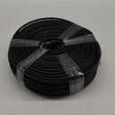 USA MADE - 1/4" Polyethylene Drip Irrigation/Hydroponics Tubing 100' (.170" ID x .250" OD) Black 100 ft' Roll
