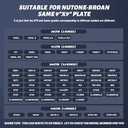 Upgrade 8664RP 8663RP for Nutone 8664RP/8663RP B Unit Bathroom Fan Motor - Fit for Nutone 6445RP, 671R, 672R, 8673RP, 763RL, 769RL, 750 - Replace for Broan Exhaust Fan Motor - 100CFM, 3.5 Sones