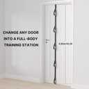 Manificent Door Anchor for Resistance Bands, Heavy Duty Padded Door Anchor System Door Hook, Must-Have Workout Exercise Bands Attachment Compatible for Loop Bands, Resistance Tube