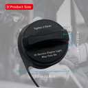 3 x 8209149610 Gas Cap Fuel Tank Filler Cap V8 Compatible with Isuzu 2004-2009 2012-2019 NPR/NPR-HD NPR HD Replaces 0352662