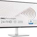 Dell S2425HS Monitor - 23.8 Inch, FHD (1920x1080) Display, 100Hz Refresh Rate 1500:1 Contrast Ratio, TÜV Rheinland Eye Comfort 4 Star, Integrated 2x5W Speaker, Height/Tilt/Swivel/Pivot - Ash White