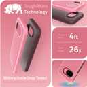 TUDIA for Google Pixel 9a Case (2025) - [MergeGrip] Dual Layer Heavy Duty Slim [Military Grade Drop Tested] Shockproof Protective Pixel 9A Phone Cases - Smokey Pink