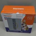 Pawtners All Stainless Steel Dog Water Bowl No Spill,135oz Anti-Splash Dog Bowl with Non-Slip Base, Spill Proof for Medium Large Messy Drinkers, Slow Drinking, Slobber Stopper,Easy to Clean (4L, Sliver)