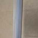 Frameless Shower Door Bottom Seal Shower Sweep with Drip Rail for 1/4" Glass,36" Long, Vinyl, Clear