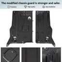 Front Skid Plate for Tesla Model 3 / Model Y, Under Engine Guard Cover Splash Shield Cover Chassis Guard Plates for Tesla Model 3 2017-2025 / Model Y 2020-2025 Accessories