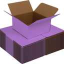 Purple 8x8x4 Shipping Boxes, 30 Pack Small Boxes for Shipping, Small Mailing Cardboard Boxes for Packaging