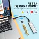 3 x USB C Female to USB Male Adapter, 5-Pack, Type C to USB A Charger Converter for iPhone 16 15 14 13 12 11 Plus Pro Max, Samsung Galaxy S24 S23 S22 Ultra, A-pple iWatch Watch Series 7 8, AirPods, iPad