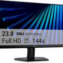 Dell 24 Monitor - SE2426H - 23.8-inch FHD (1920x1080) 144Hz 1ms Display, in-Plane Switching (IPS) Technology, AMD FreeSync, TV 3-Star 2X HDMI, Tilt