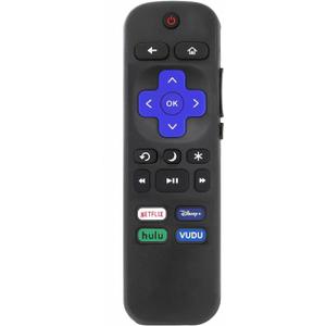Replacement Remote Control for Roku TV, Compatible for Hisense Roku/TCL Roku/Element Roku/Westinghouse Roku Series Smart TVs (Not for Roku Stick and Box)