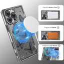 Glitter Case Made for iPhone 16 Pro 6.3 Inch Bling Phone Case with Butterfly Diamond Design Soft TPU Shockproof Anti-Scratch Phone Cover for Women - Black