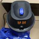 Koblenz Wet Dry Vacuum Cleaner, 2 Gallon 2.0 PHP, 60 CFM, 10 ft Reach, Twist-N-Lock Hose, Small Shop Vac, Portable Shop Vac for Home Car Garage Workshop, Accessories Included, Blue/Black, WD-2L