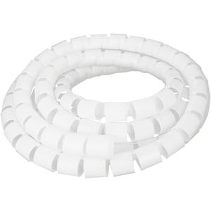 Bettomshin 1Pcs 3.3 Feet PE Spiral Cable Wrap, Wire Cord Covers for TV Computer Electrical Wire Organizer, Tangle Stop and Detangler Gray