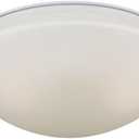 Seagull 7543502-962 Two Light Ceiling Flush Mount,White