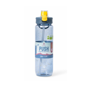 Manna™ Push™ Water Bottle - Blue
