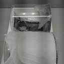 Glass Laundry Detergent Dispenser, 128 oz / 3.5L Fabric Softener Dispenser for Laundry Room Organization, Detergent Holder with Plastic Spigot (Black, 2 Pack)