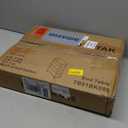 TUTOTAK Narrow Night Stand with Charging Station, Slim End Table with Plugins, Tall Side Table with 3 Fabric Drawer, Small Bedside Table with Storage, Living Room, Bedroom, Black TB01BK086