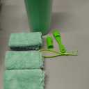 Professional 7 in 1 Dog Paw Cleaner for Dogs & Cats - Includes 1 Portable Paw Washer, 1 Bath Brush, 2 Dog Toothbrushes and 3 Absorbent Towels Note: Fits Paws 2.5 to 3.5 Inches Wide (Large, Green)