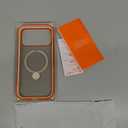 TORRAS Ostand Q3 Air for iPhone 17 Pro Max Case with 360 Magnetic Stand, Fit for MagSafe, Mil-Grade Drop Tested, Camera Control Button, Shockproof Phone Case for iPhone 17 Pro Max 6.9", Horizon Orange