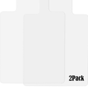 Quapkatt Tempered Glass Chair Mat for Hard Floors - 36"" x 48"" InchesClear Desk Chair Mat for Hardwood Floors 2PCS, CMat-2p