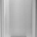 Brabantia Bo Step-On Kitchen Trash Can with Dual Compartments | Color: Matt Steel FPP| 2 x 8 Gal Inner Buckets | Soft-Close Garbage Can, Light Pedal, Stay-Open Lid | Fits Against Wall | + Trash Bags