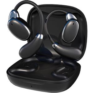 AI Translation Earbuds Wireless Bluetooth - 150 Languages Open-ear Headphones Translator for iPhone and Android 3-in-1 Real Time Translating Device for Travel Business Learning with Charging Case
