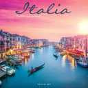 Graphique 2024 Italia Wall Calendar | 12 x 12 | Thick Paper | Home & Office Organizer | Large Monthly Grid | 3 Languages & Marked Holidays | 4 Month Preview Page for 2025