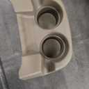 Center Console Cup Holder Dark Parchment Compatible with 1999-2007 Ford F250 F350 F450 F550 Super Duty Truck, 2000-2005 Ford Excursion Replaces 1C3Z-3613562-AAA