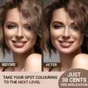 Mina ibrow Hair Color Refill Pack Medium Brown|Natural Spot coloring and Professional Hair Tinting Powder, Water and Smudge Proof | No Ammonia, No Lead with 100% Gray Converge