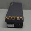 VILOCY Men's Casual Dress Sneakers Oxfords Business Mesh Breathable Walking Shoes Tennis Comfortable (13 Wide, Black)