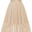 BeryLove Cocktail Prom Dresses 2025 Formal Wedding Guest Dresses Sleeveless Lace High Low Homecoming Dress, Size 3XL