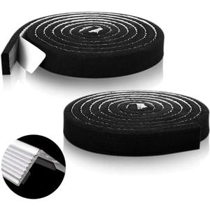 1 Pcs Metal Roofing Universal Vented Ridge Closure Strips 2 W x 15' l (30'l Total) Roof Panel Closure Self Adhesive Felt Tape Waterproof Windproof Seal for Metal Panels Insulation Weather Barrier