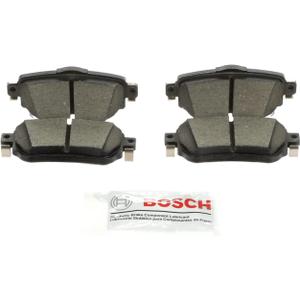 BOSCH BC1965 QuietCast Premium Ceramic Disc Brake Pad Set - Compatible with Select Nissan Leaf, Rogue, Rogue Sport; REAR