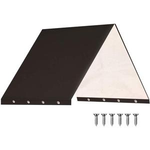 Playset Canopy Replacement,52 x 90 Playground Canopy,Swing Set Replacement Tarp Canopy Replacement,Kids Playground Roof Canopy,Outdoor Swingset Shade,Sunshade Snow Proof Tent Cover (Black)