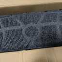 DEXI Front Door Mat Outside Entrance, Heavy Duty Non Slip Low Profile Doormat for Entryway, Trap Dirt and Moisture Welcome Mats, Easy Clean, Patio, Garage, 3x2, Grey