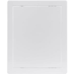 8x10 Inch White Access Panel for Drywall  ABS Plastic Square Wall, Ceiling Access Door for Plumbing Electrical HVAC - Indoor Drywall Access Panel, 8 x 10 Access Panel for Crawl Space
