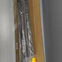 SHANTRA 6ft Bar Foot Rail Kit, 304 Stainless Steel Tube with Polished Finish & Brushed Brackets, Black Bar Foot Rest Rail, Foot Railing for Bar, Complete Undercounter Mount Hardware and Tubing