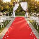 Disposable Aisle Runner, Red, 4x50 Feet