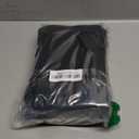 ZeeDix 36 Packs Black Canvas Pouch- Multi-purpose Cosmetic Bag with Zipper, Blank DIY Craft Canvas Zipper Bag, Travel Toiletry Bag (8.3 x 5 inches)