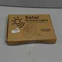 Solar Ground Lights Outdoor 12 Pack Waterproof, Upgraded Solar Garden Lights with 4 Side Light, Stainless Steel Solar Powered Disc Landscape Light for Walkway Pathway Lawn Yard Patio Deck-Cool White