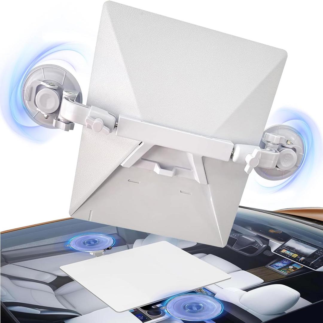 KIKIIKE Starlink Mini Car Suction Cup MountMulti-Angle Adjustment- Portable & Secure Antenna Mount for Travel, Camping, RV - Quick-Install Starlink Mini Chuck Brackets for Reliable Signal Anywhere