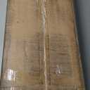 SUPERJARE 31.5" White and Gold Desk with 2 Drawers, Modern Vanity Desk, Small Makeup Table for Home Office Writing Study Bedroom