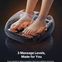 KNQZE Shiatsu Foot Massager with Heat, Compression, Deep Kneading Foot Massage for Plantar Fasciitis Relief, Remote Control, Multi Massage Modes, Auto Shut-Off Timer, FSA Eligible, Mothers Day Gifts
