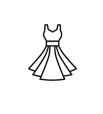 Woman Dress Large, Blue