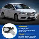 Car Window Regulator Motor, Front Right Side Glass Lift Motor for Nissan Maxima 2009-2014, for Nissan Altima 2008-2013, Power Window Motor No.742518/742-518/80730JB100/80730-JB100