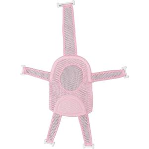 Baby Bath Support Net, Quick-Drying, Adjustable, Comfortable, Non-Slip, With Safety Support Corners, Pink